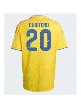 Colombia Juan Fernando Quintero #20 Replika Hemmakläder VM 2026 Kortärmad